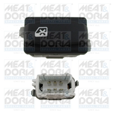 Switch, window regulator